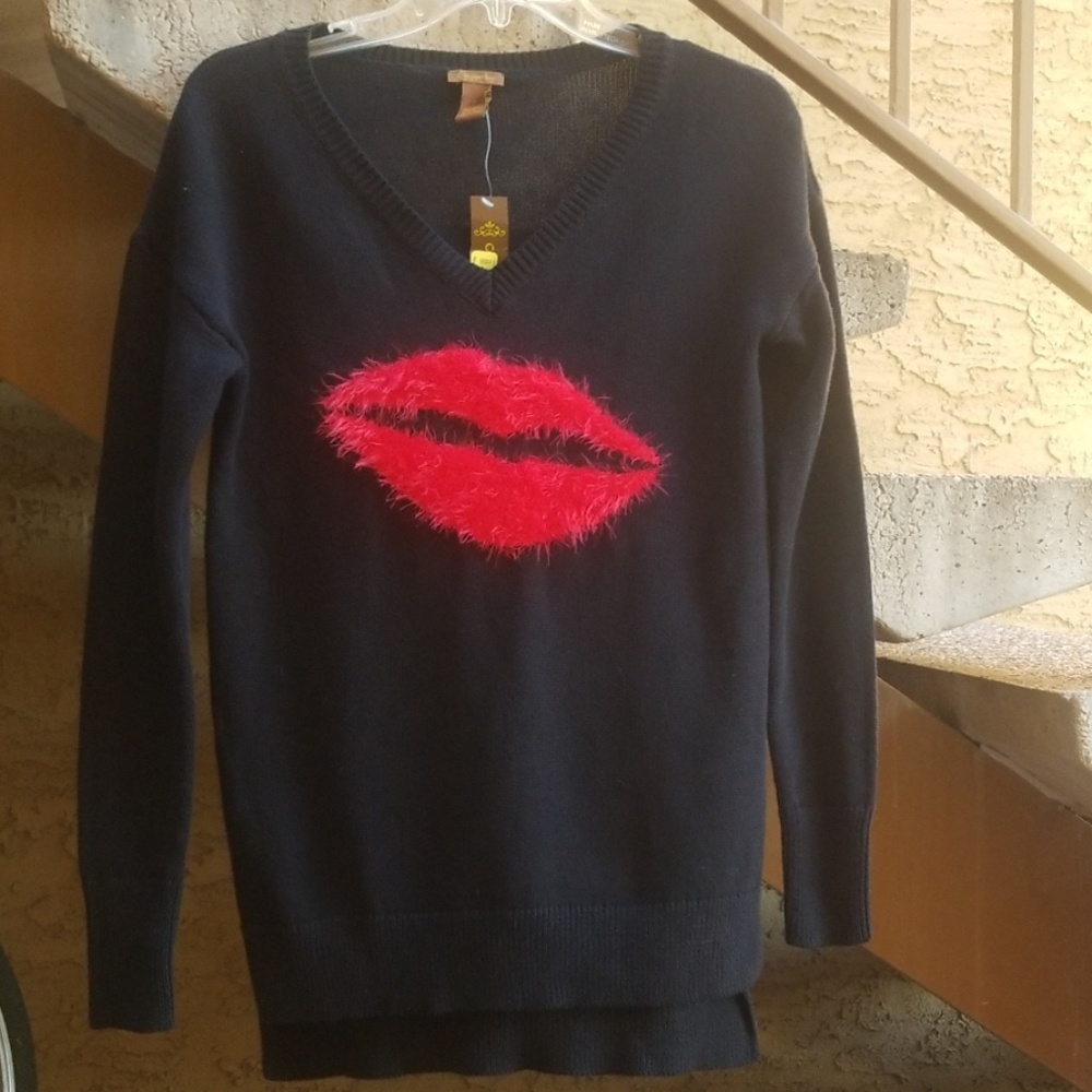 New Copper Key fuzzy sweater